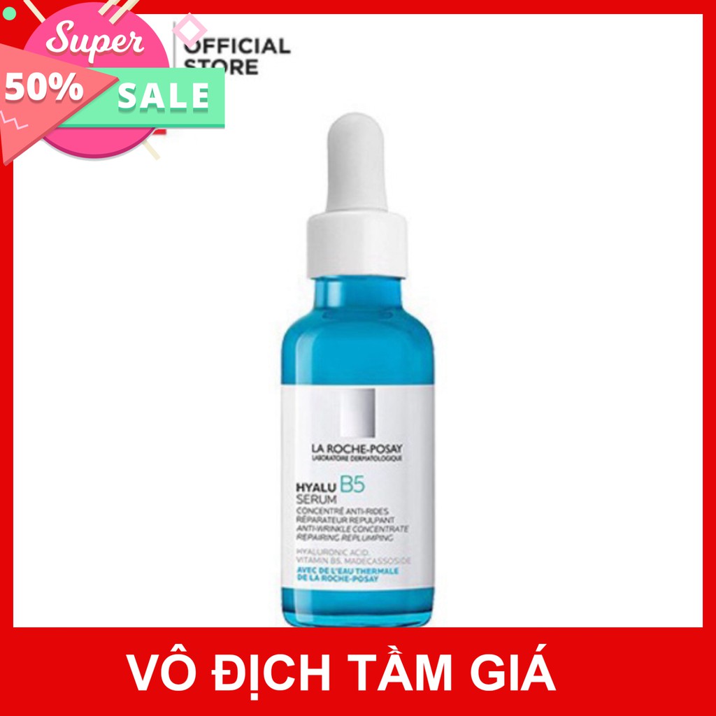 [CHÍNH HÃNG] Dưỡng chất chuyên sâu giúp hỗ trợ quá trình tái tạo da La Roche Posay Hyalu B5 Serum 30ml tặng mặt nạ Derma