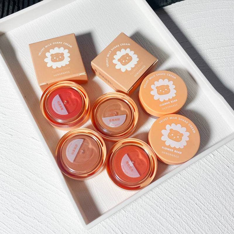 Phấn má hồng HERORANGE 6 màu ngọc trai tự nhiên lấp lánh lâu trôi | BigBuy360 - bigbuy360.vn