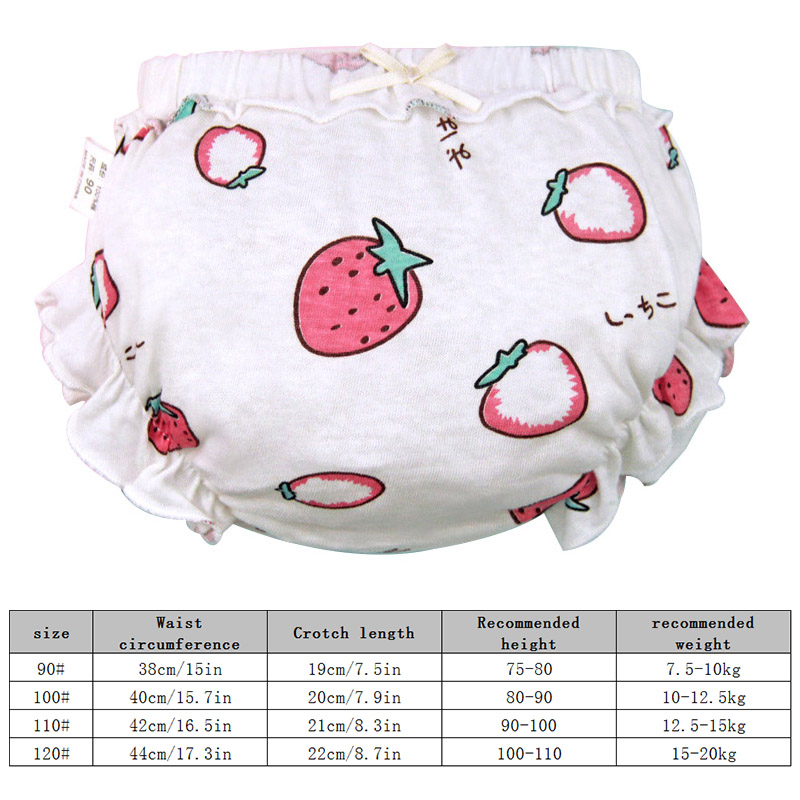 Quần Lót 100% Cotton Họa Tiết Hoạt Hình Đáng Yêu Cho Bé