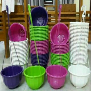 Chậu tặng quai treo rộng 22cm x15cm