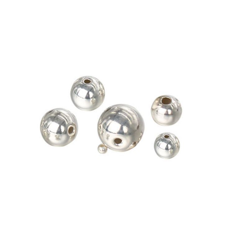 charm bi bạc thái 10mm lỗ 1.2mm