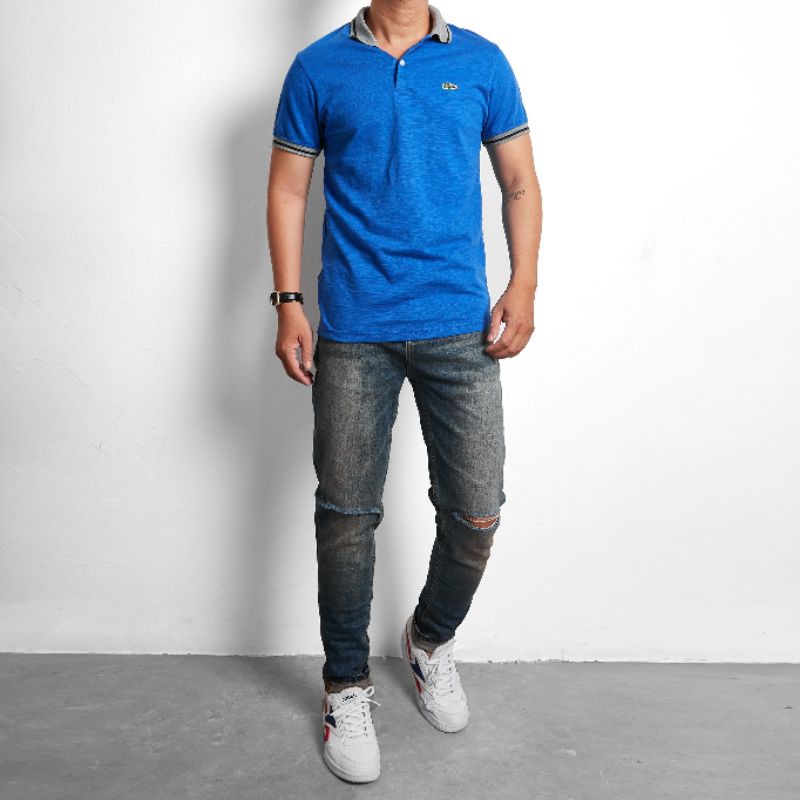 Áo thun cổ trụ polo trơn 9 màu nổi bật thun cotton