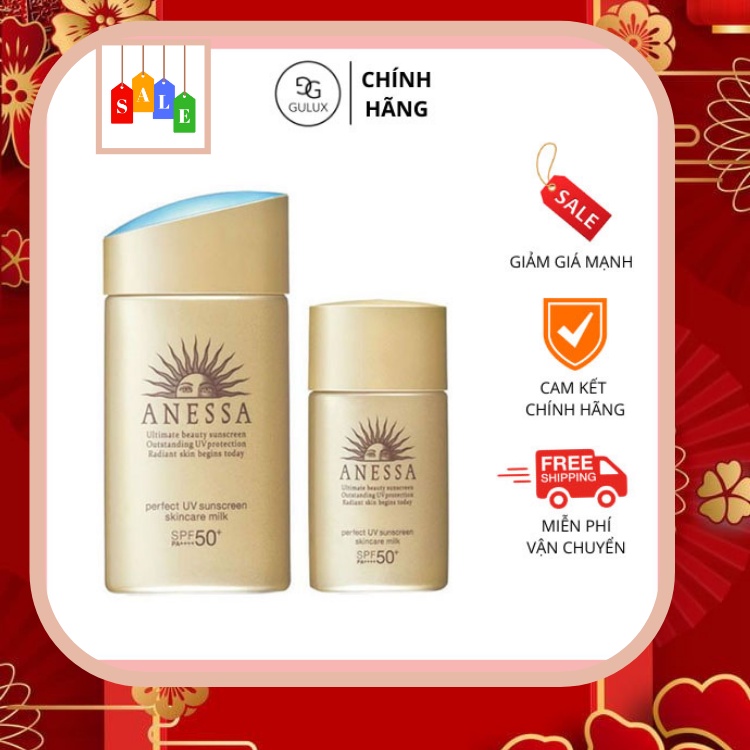 Kem chống nắng Anessa Perfect UV Sunscreen Skincare Milk SPF 50+