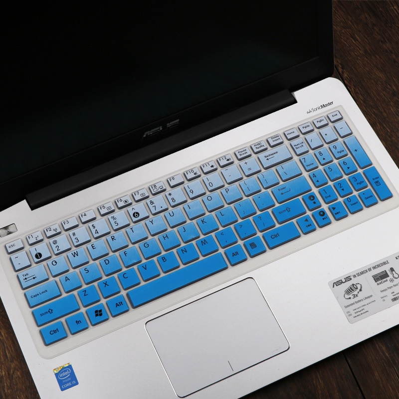 Miếng lót bảo vệ bàn phím silicon mềm siêu mỏng cho Asus A550L X542Ua F542Uf 15.6 Inch