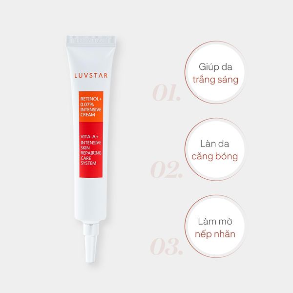 Kem dưỡng luvstar retinol 0.07% intensive cream