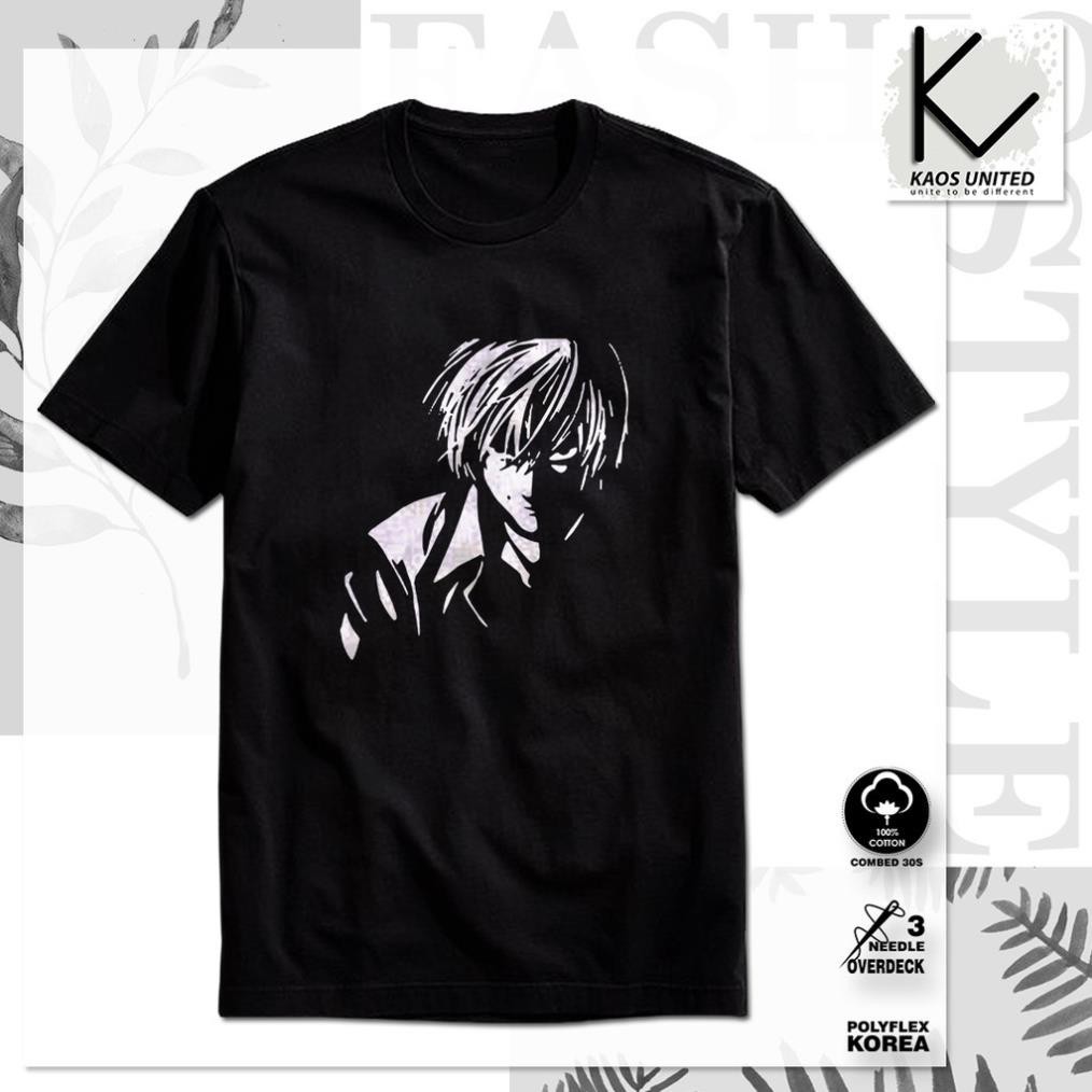 Áo thun  "death Note Anime Light Yagami"     Unisex  hình mới mẫu mới