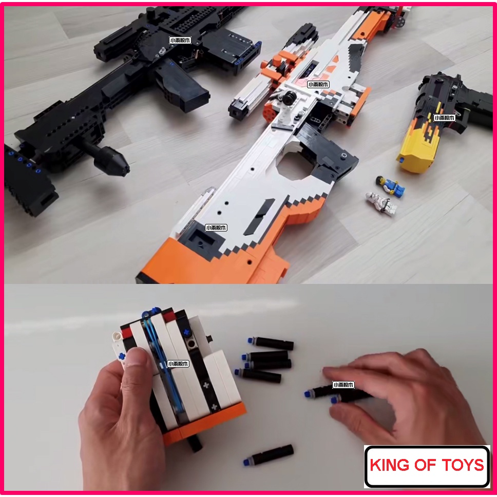 Đồ Chơi Lắp Ráp Kiểu LEGO CSGO Mô Hình AWP Asiimov Với 2030 Mảnh Ghép, Bản Thiết Kế Tiêu Chuẩn Của Kevin183