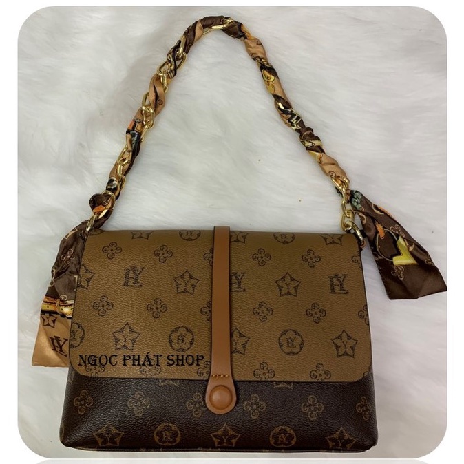 TÚI XÁCH NỮ YADIER_ SIZE 24_HÀNG QUẢNG CHÂU CAO CẤP _ ĐEO VAI, ĐEO CHÉO (2399#)