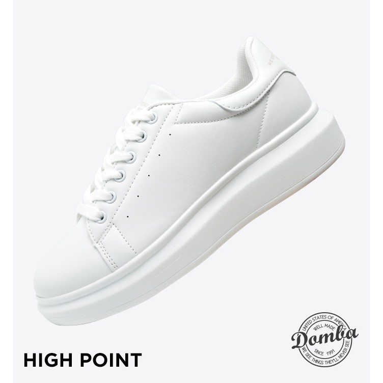 [Mã MABR245HV giảm 10% đơn 350K] Giày Sneaker Domba gót trắng H-9115