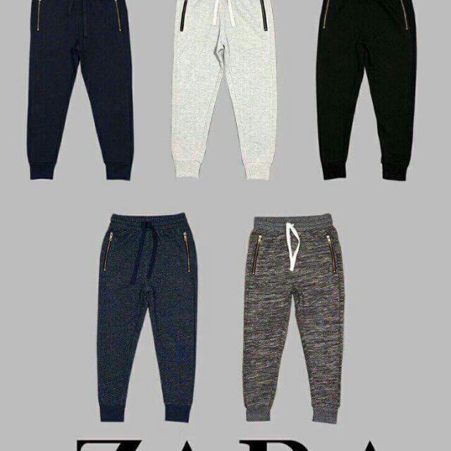 Quần nỉ da cá zara