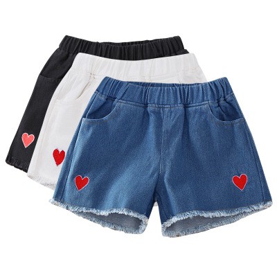 Quần Short Denim Cho Bé Gái (2-14 Tuổi)