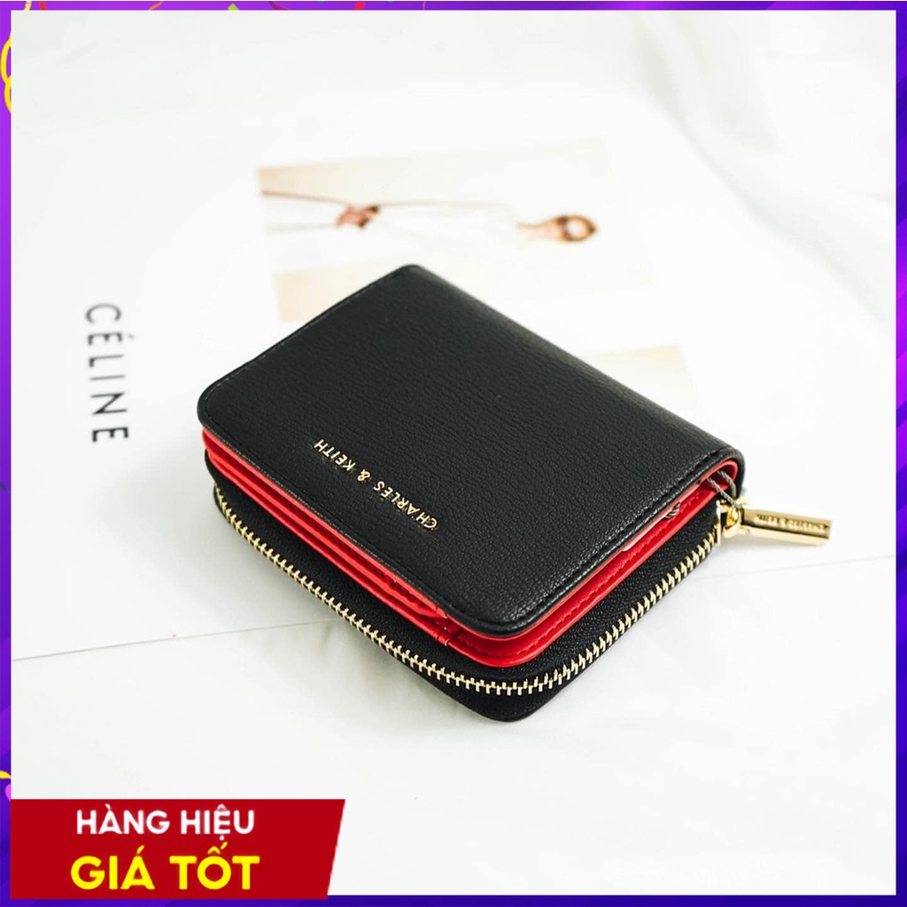Ví cầm tay nữ mini nhiều ngăn khóa kéo size 10cm hàng chất lượng Fullbox