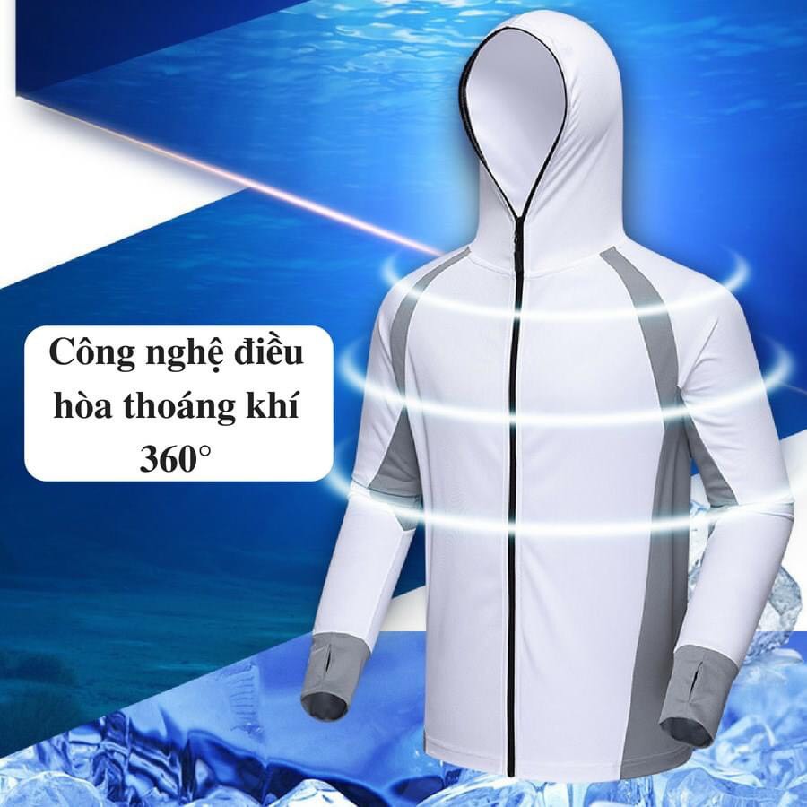 [ HÀNG CAO CẤP ] Áo chống nắng nam UV Anti Sun Áo khoác nam Vải Kim Cương | BigBuy360 - bigbuy360.vn