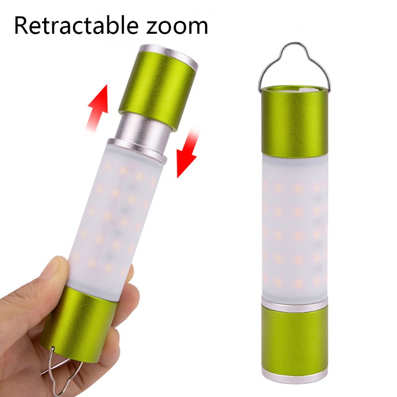 QQ Đèn LED Sạc USB 6 Chế Độ Có Thể Zoom In / Out