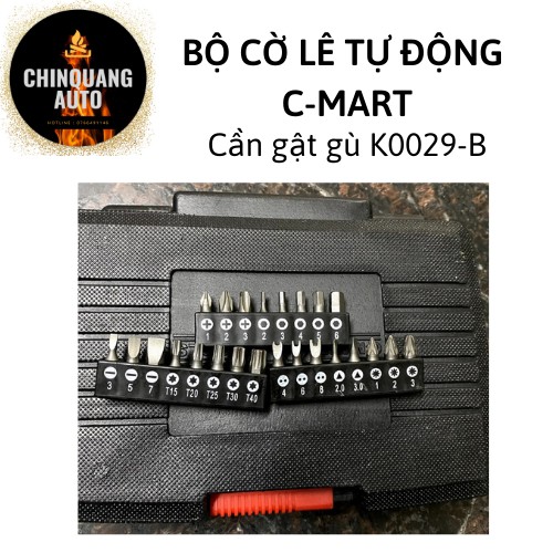 Bộ cờ lê tự động GẬT GÙ C-Mart K0029-C 36 MÓN