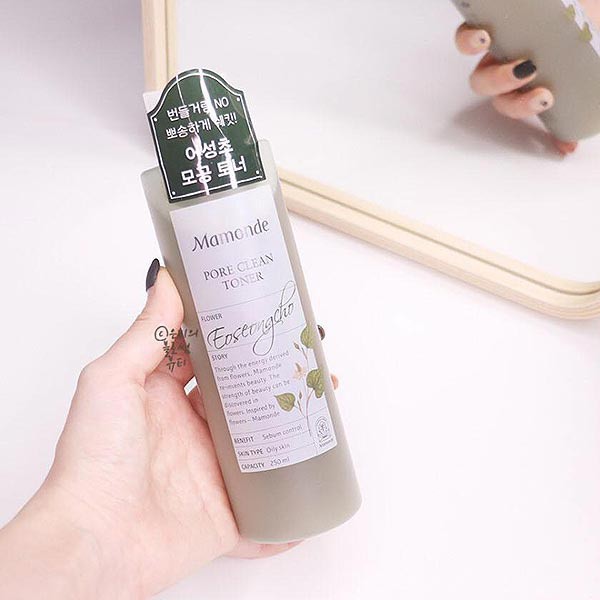 Nước hoa hồng diếp cá Mamonde Pore Clean Toner cho da mụn 250ml