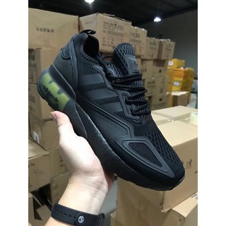 Giày Thể Thao Nam nữ Zx 2K Boost Full black đen đế boost xịn êm ái thoải mái đi lại