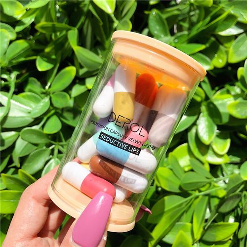 Set 6/16 son môi DEROL mini nhung lì lâu trôi cao cấp đẹp mắt dạng viên thời trang | BigBuy360 - bigbuy360.vn