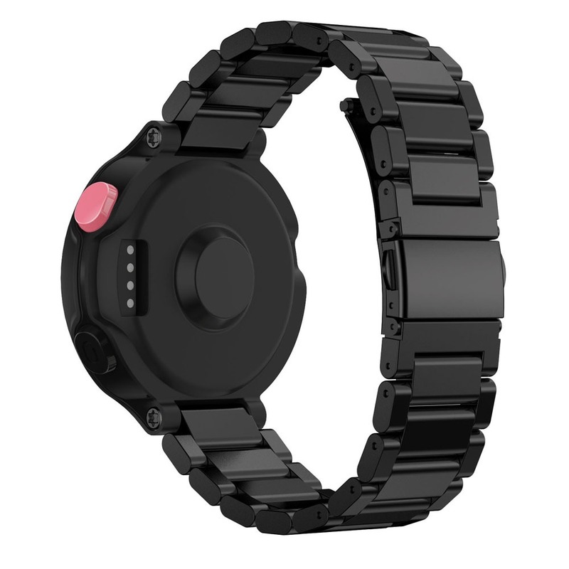 Dây đeo bằng thép không gỉ sang trọng cho đồng hồ thông minh Garmin Forerunner 220 230 235 630 620 735 735 XT