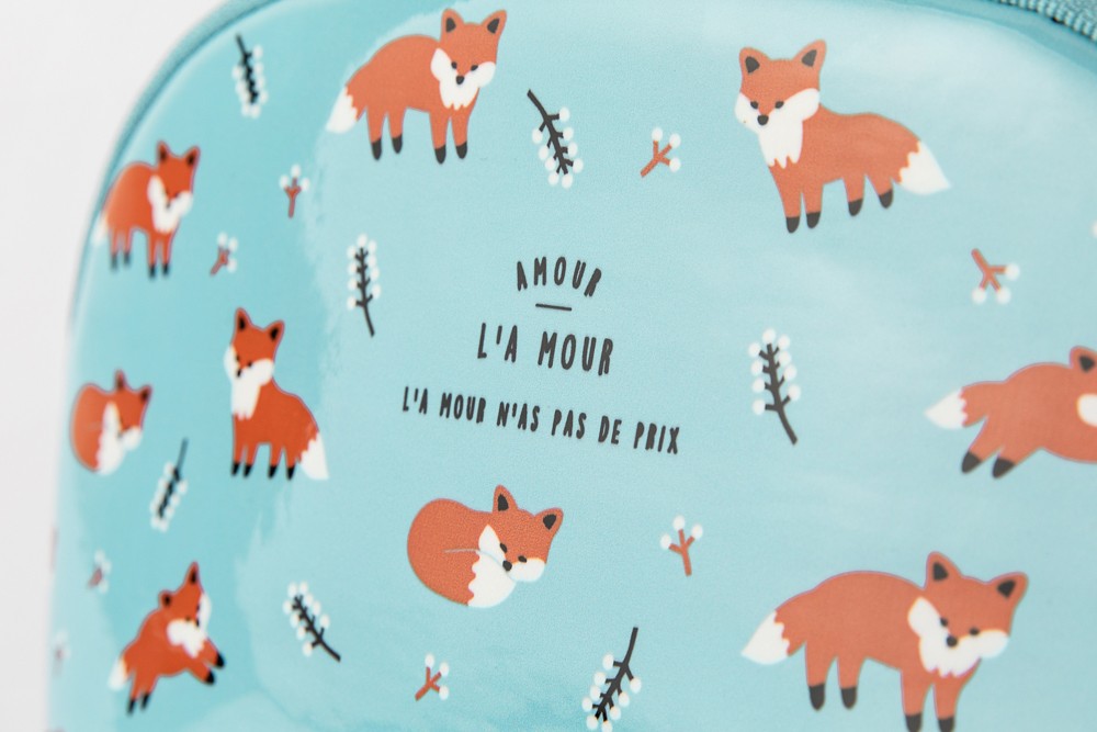 Túi Đựng Đồ ARTBOX Hàn Quốc Hình Bán Nguyệt In Họa Tiết Cáo Dễ Thương