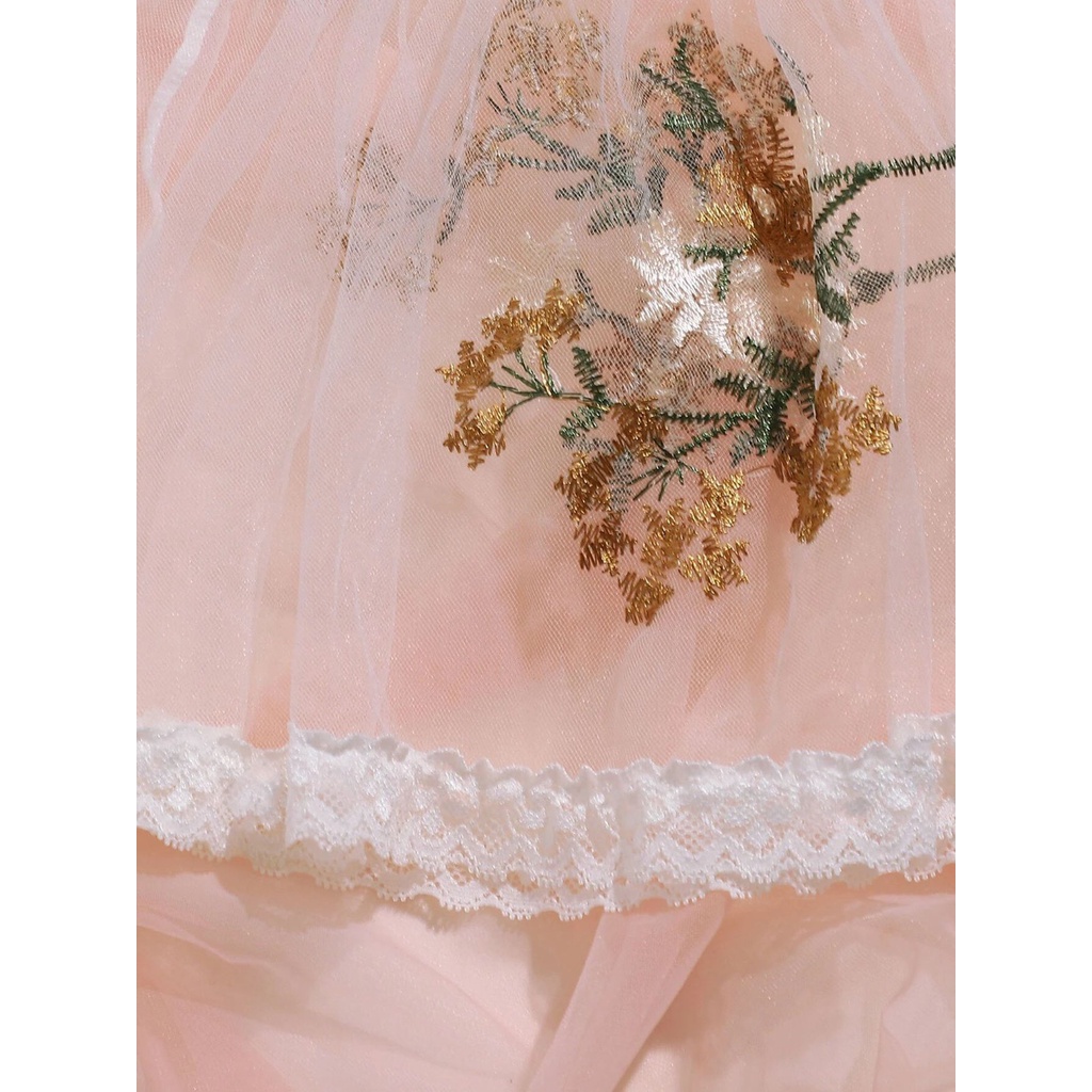 Set đồ lót vải ren xuyên thấu thêu họa tiết thời trang quyến rũ cho nữ | BigBuy360 - bigbuy360.vn