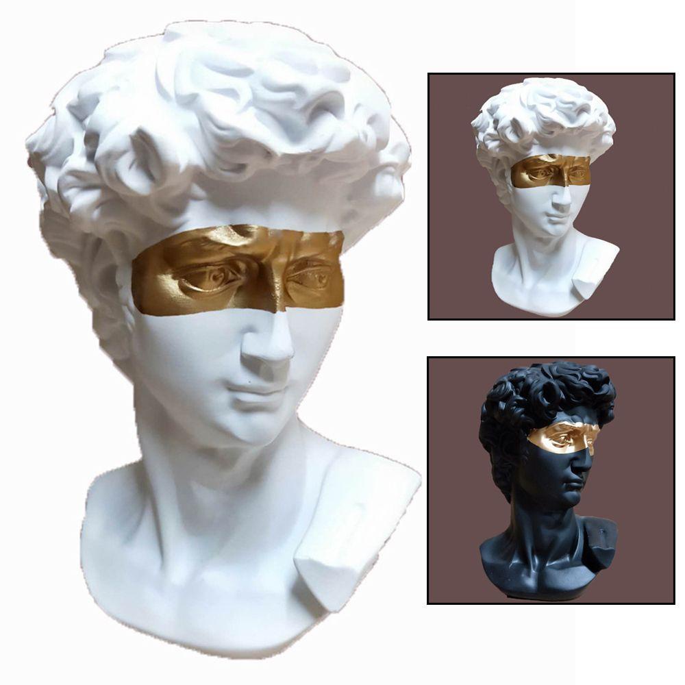 SUSANS Tượng Đầu David Tập Vẽ Phác Thảo Thủ Công Bằng Nhựa Resin