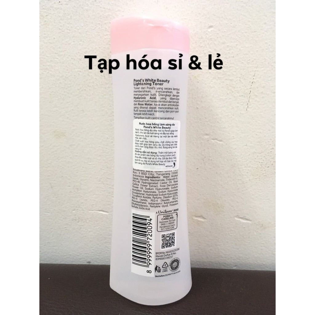 Nước Hoa Hồng Làm Trắng Da Pond's 150 ml