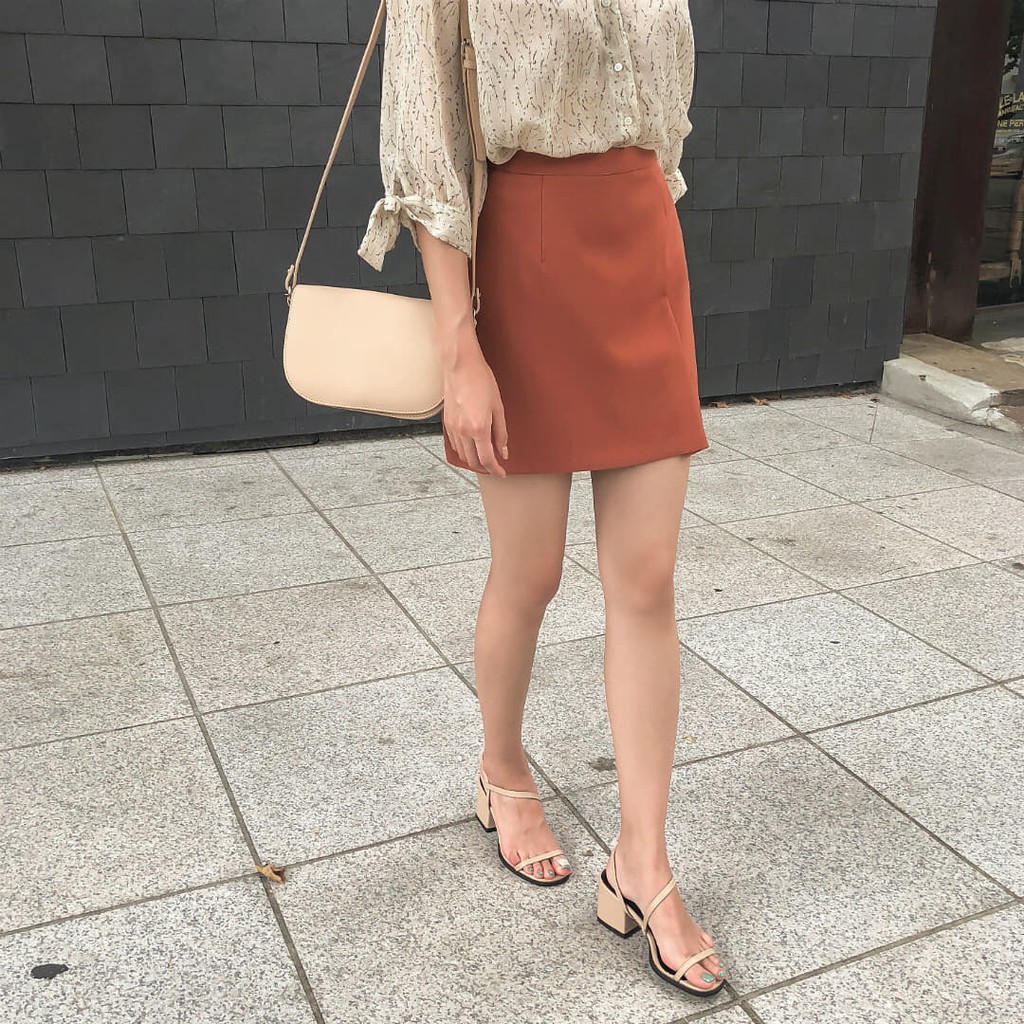 NEW! chân váy chữ A dáng thon