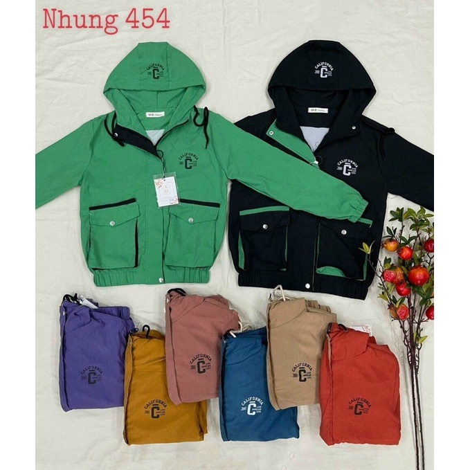 ÁO KHOÁC DÙ NHUNG THỜI TRANG