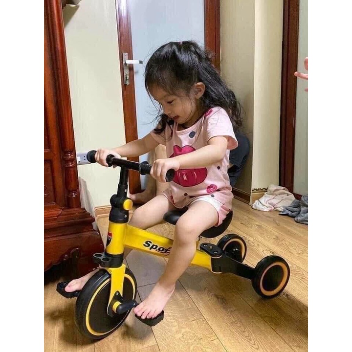 Xe Đạp 3 Bánh, Xe Chòi Chân SPORT 3:1 Cho Bé Từ 1-5 Tuổi.Hàng Chính Hãng.Bảo Hành 1 Năm