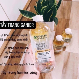Nước Tẩy trang Garnier Vàng - Pháp