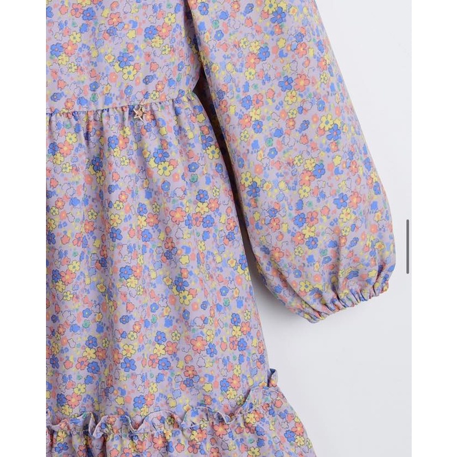 Váy curlysue Hoa tím vàng