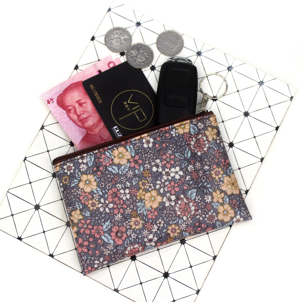 Ví Nữ Mini Khóa Kéo Thời Trang Hàn