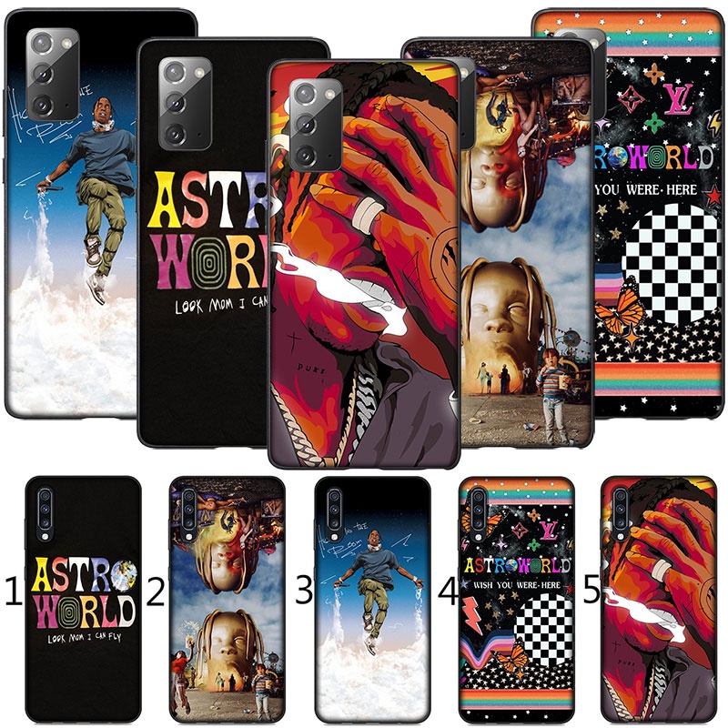 Ốp điện thoại mềm in hình Travis Scott Astroworld 126LU cho Samsung Galaxy S10 S9 S8 Plus S6 S7 Edge S10+ S9+ S8+