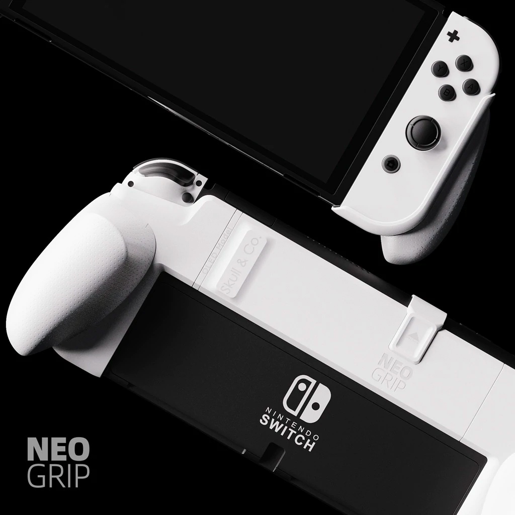 Case bảo vệ cho Nintendo Switch OLED, V1, V2 chính hãng Skull &amp; Co NeoGrip &amp; MaxCarry Case