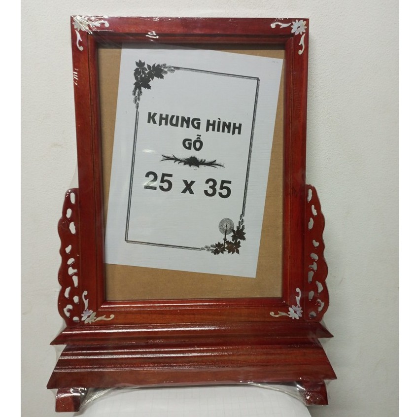 Khung ảnh thờ 25x35 khung hình thờ cỡ lớn có chân đế sang trọng