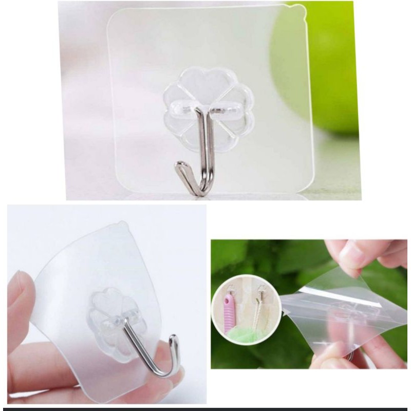 combo 10 móc dán tường siêu dính chắc