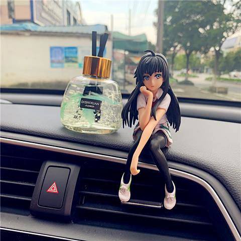 Mô hình nhân vật hoạt hình anime Yukino Luffy dùng làm phụ kiện trang trí cho xe hơi