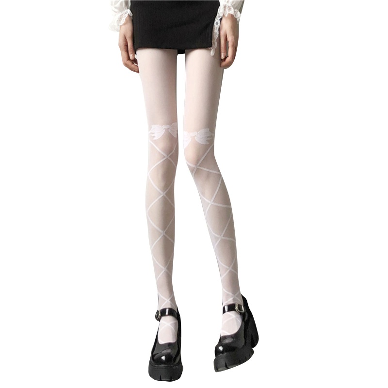 Quần tất thắt nơ phong cách lolita đáng yêu thời trang cho nữ