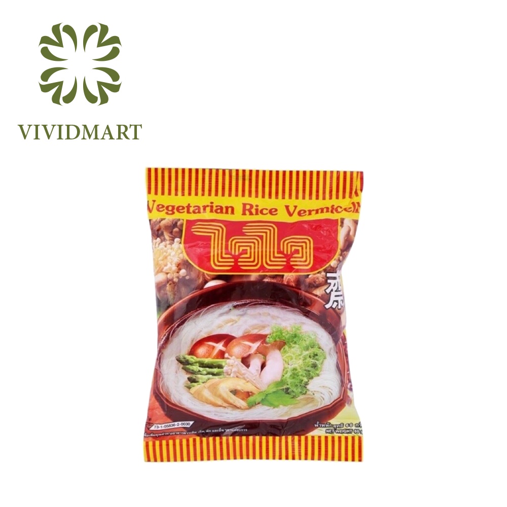 [Gói lẻ] BÚN GẠO THÁI LAN WAI WAI 3 VỊ: THỊT HEO BẰM, VỊ CUA, BÚN CHAY VỊ THÁI CHUA – GÓI 60g | BigBuy360 - bigbuy360.vn