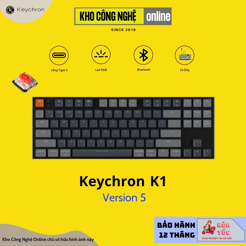 Keychron K1 - Bàn phím cơ Keychron K1 (Version 5)