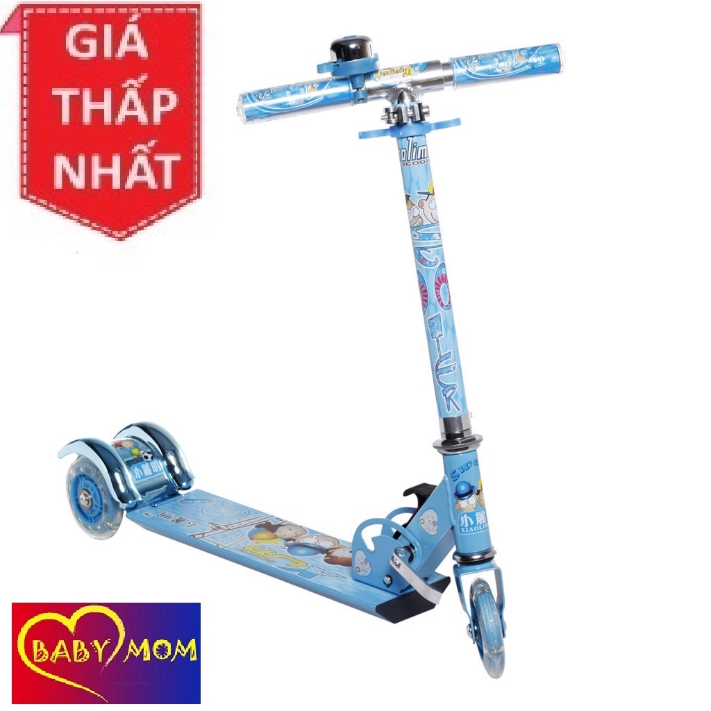 Xe trượt Scooter, Xe Trượt Trẻ Em 3 Bánh Phanh An Toàn 2 Bánh Phía Sau Giá Rẻ Hơn Ngay Hôm Nay - Hàng đẹp có chuông