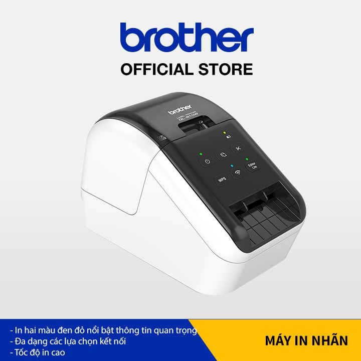 [Nhập ELBRO05 giảm 5% đơn 2TR] Máy in nhãn Brother QL-810W (Wifi)