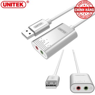 Cáp USB ra Sound UNITEK Y-247A 2.0 chính hãng- Bảo Hành 12 Tháng - 1 Đổi 1