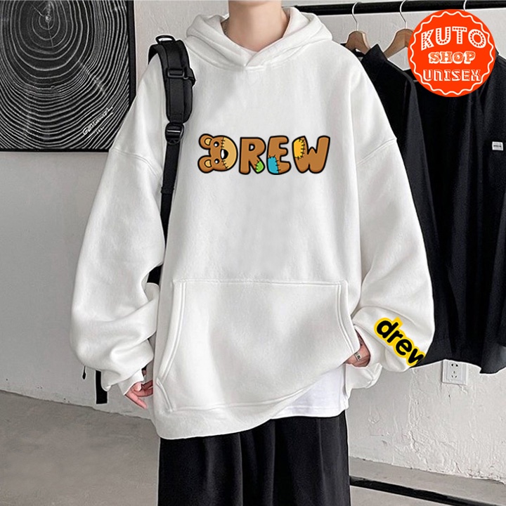 ÁO HOODIE DREW Chữ Cam Nỉ Ngoại Cao Cấp In Pet Siêu Bền Siêu Đẹp (HD2830 - Kèm Ảnh Thật)