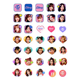 Sticker Twice siêu dễ thương ( gồm 35 sticker)