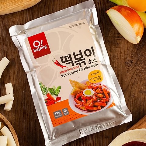 SỐT TƯƠNG ỚT NẤU BÁNH GẠO TOKBOKKI SANNADLE 1KG