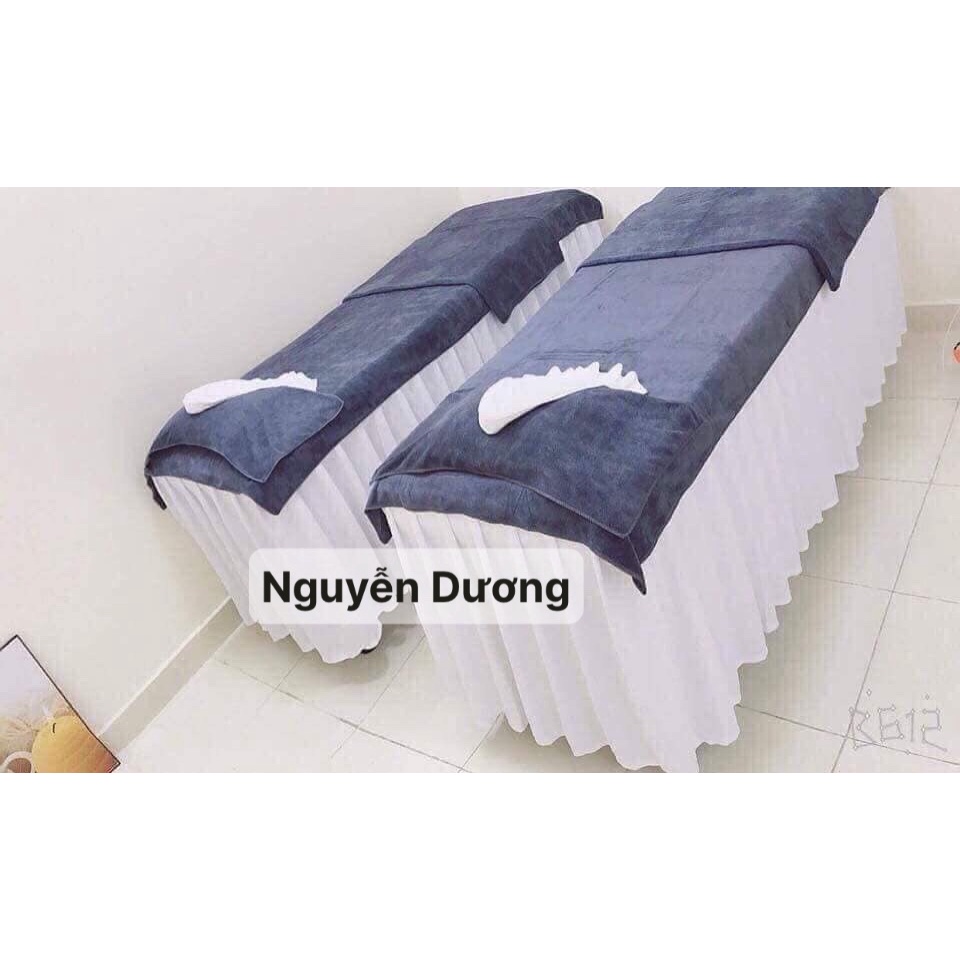 Khăn Trải Giường Spa Kích Thước 90x190cm - Vải Tổng Hợp - Nhiều Màu