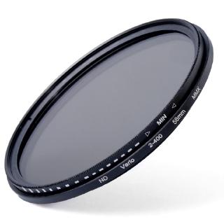 58mm Fader Neutral Density Adjustable Variable ND Filter ND2-ND400 + Case---LF304