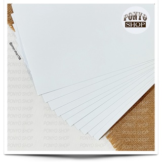 Khổ A4 - 10 tờ giấy trắng định lượng 180gsm làm Handmade